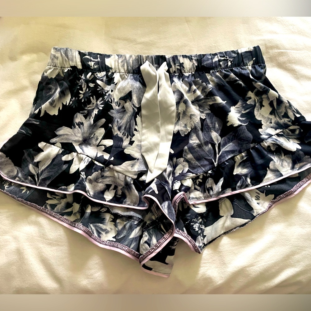 Victoria’s Secret Floral PJ Shorts with Ruffle Trim
